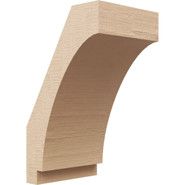 Ekena Millwork 5-inch W x 6-inch D x 10-inch H Imperial Rough Cedar Woodgrain TimberThane Knee Brace, Primed BRCUR05X06X10IMPRCPR - main